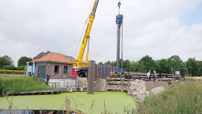 Rammschlag für Millionen-Bau