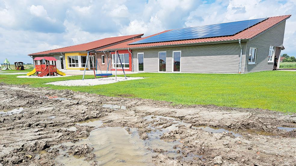 Die neue Krippe des Freundeskreises Kindergarten Niederrheiderland am Toten Weg in Jemgum soll am Freitag, 5. Juli, offiziell eröffnet werden.  © Foto: Szyska