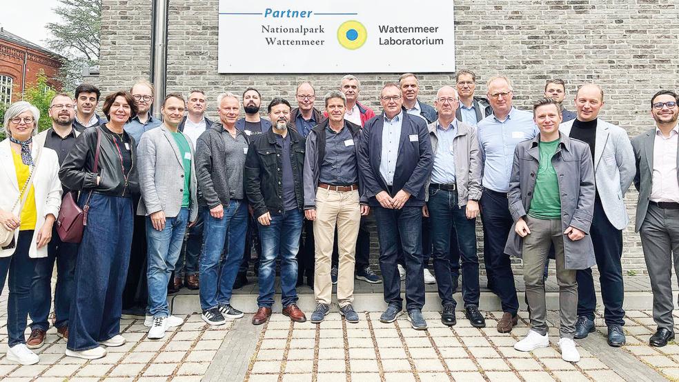 Die Teilnehmer der Abschlusskonferenz besuchten unter anderem das Maritime Technikum am Business Campus in Leer.  © Foto: Hochschule Emden/Leer