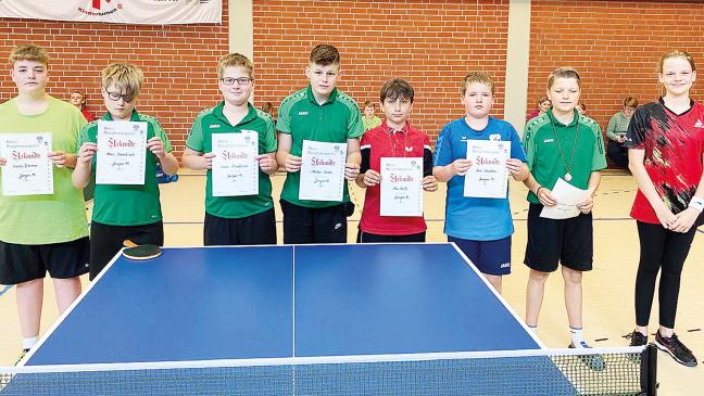 Tischtennis-Jugend ermittelt Rangliste in Stapelmoor