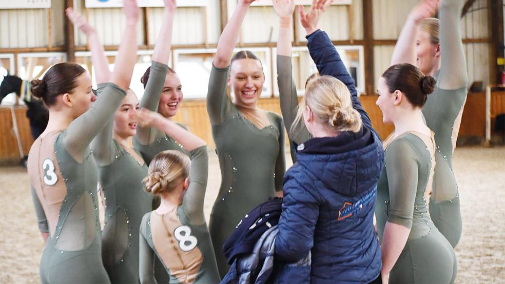Bei einem Turnier in Haselünne qualifizierte sich das L-Team für die Landesmeisterschaften in Berne.  © Fotos: privat