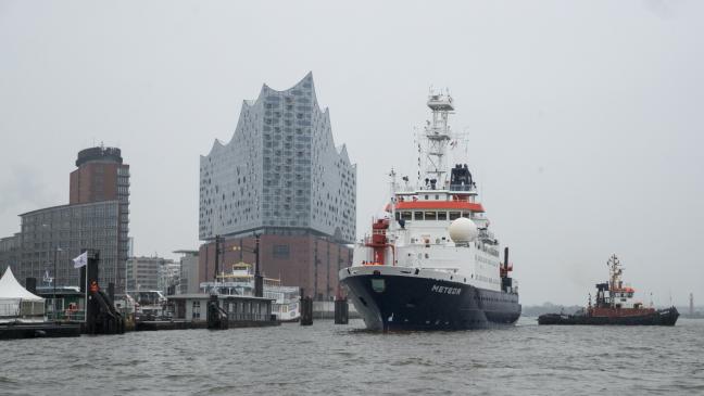 »Meteor« in Emden fit für letzte Expedition gemacht