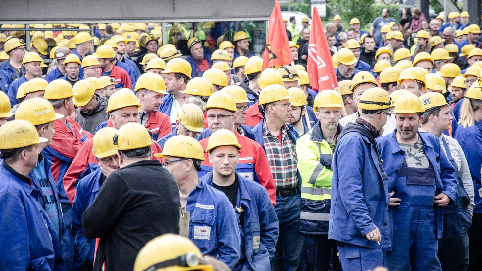 Wie kann die Meyer Werft gerettet werden? Darüber diskutiert am Dienstagvormittag der Niedersächsische Landtag. © Hanken