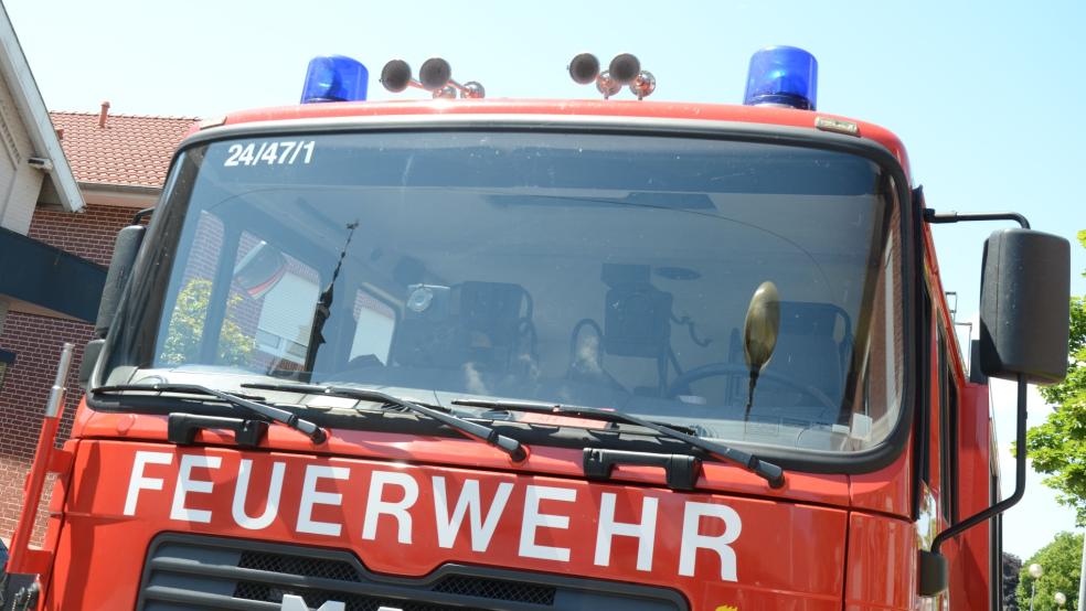 Die Feuerwehr rückte zu einem vermeintlichen Brandeinsatz in Weener aus. © Hanken/Archiv