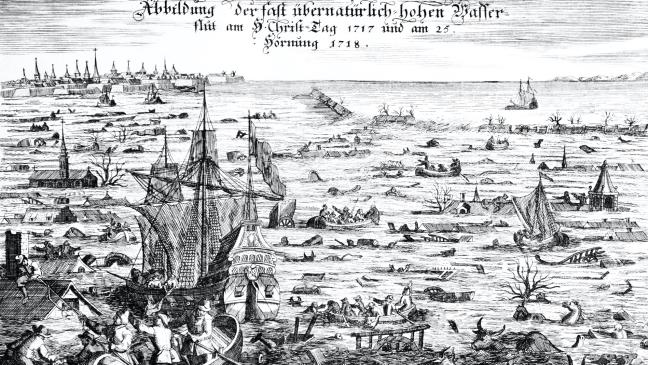 Als das Rheiderland in der Flut versank