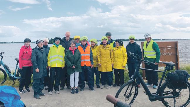 Radtour ins Nachbarland bei Wind und Wetter