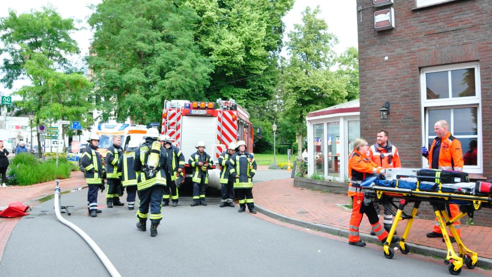 In der Süderstraße in Weener hat es einen Brand gegeben. © Wolters