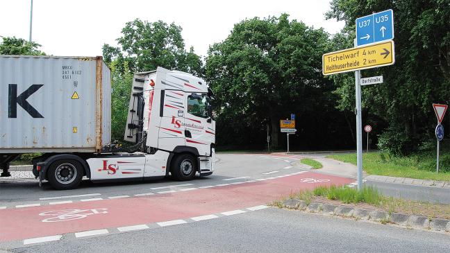 Kreisel werden Baustelle