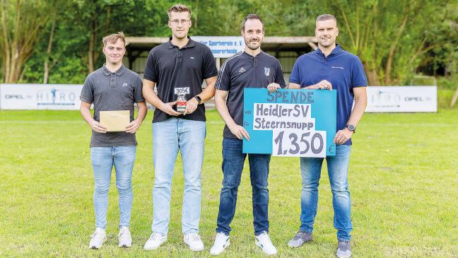 Heidjer SV spendet 1655 Euro