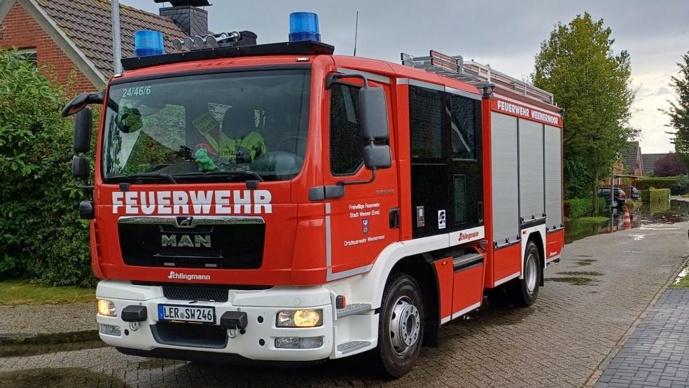 Die Feuerwehr war bei Überschwemmungen in Möhlenwarf im Einsatz. © Rand