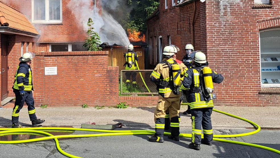 Die Feuerwehr war schnell vor Ort und verhinderte Schlimmeres. © Szyska