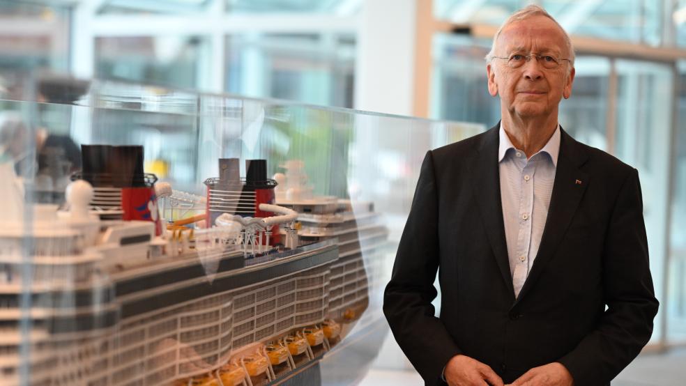 Bernard Meyer machte aus der Papenburger Meyer Werft einen weltweit agierenden Schiffsbaukonzern. Nun steckt das Unter­nehmen in der Krise. © Penning/dpa