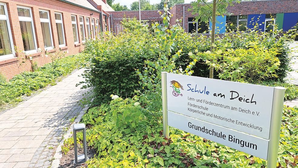 In Bingum feiern die Grundschule und die »Schule am Deich« des Lern- und Förderzentrums gemeinsam.  © Foto: Szyska