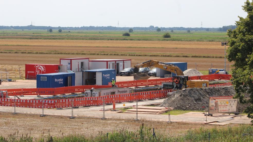 TenneT lässt in Bunderneuland vorsorglich zwei Muffen der Netzanbindung tauschen.  © Foto: Berents