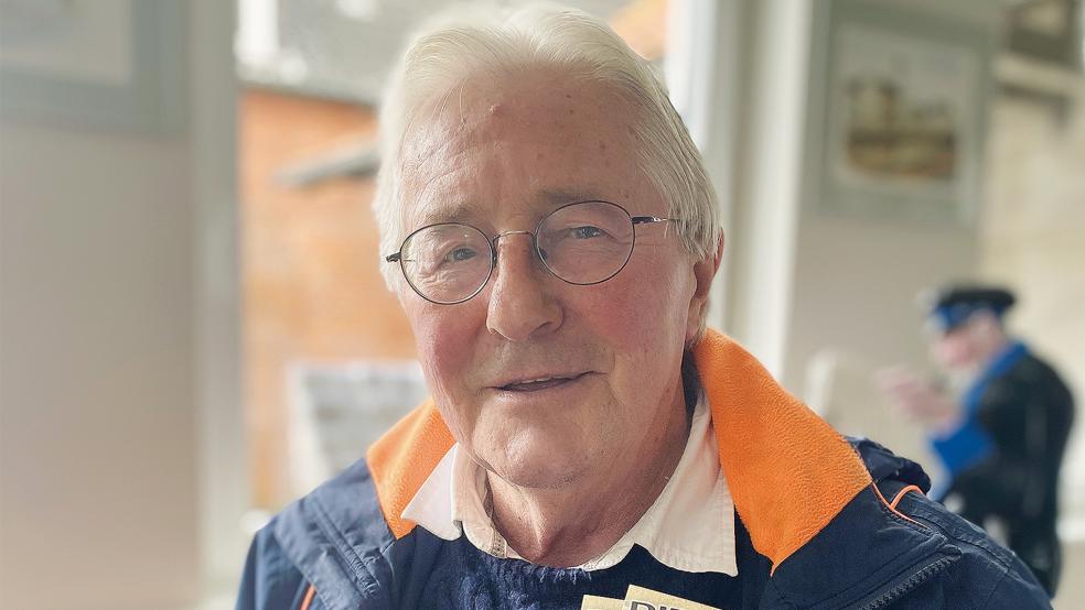 Herbert Senger ist »Pate« des Nortmoorer Bierfestes, das 2014 zum ersten Mal gefeiert wurde.  © Foto: Hanken