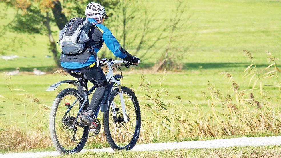 Radfahrer können im September wieder im Rheiderland Kilometer sammeln.  © Symbolfoto: pixabay