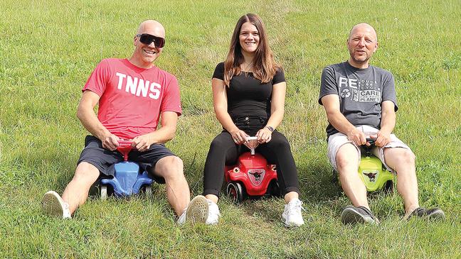 Bobbycar-Rennen auf dem Friesenhügel