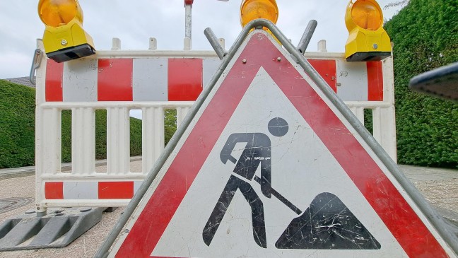 B 70 für Sanierung voll gesperrt