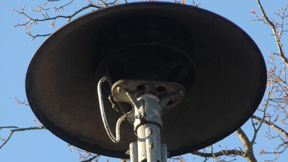 Auch die Sirenen im gesamten Kreisgebiet werden morgen ausgelöst, um ihre Funktionsfähigkeit zu testen. © Archiv
