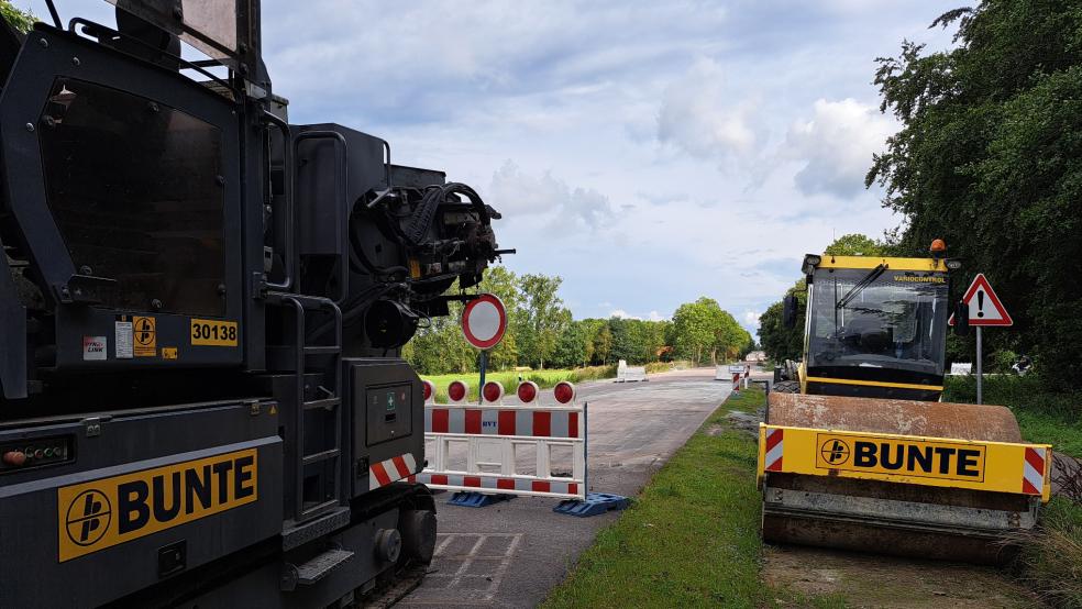 Die Sanierung der B 436 macht Fortschritte. © Foto: Szyska