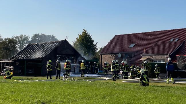 Scheune geriet in Brand