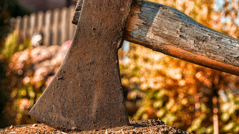 Mit einem Beil bewaffnet machte der Auricher Jagd auf seinen Kontrahenten. © Symbolfoto: pixabay