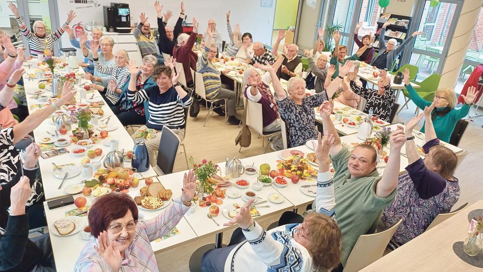 Der TV Bunde arbeitet mit dem Familienzentrum in Bunde zusammen. Dort treffen sich Seniorinnen und Senioren nach ihren »3000 Schritten«.  © Foto: privat