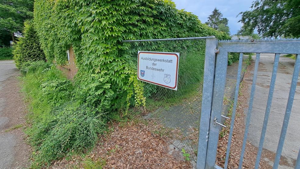 Der ehemalige Standort der Ausbildungswerkstatt der Bundeswehr auf dem Landsburg-Gelände in Weener wurde an die Bundesanstalt für Immobilienaufgaben übergeben. © Szyska/Archiv