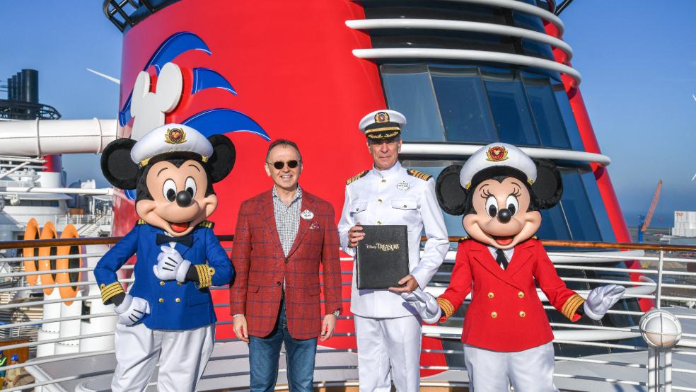 Die "Disney Treasure" ist heute an die Disney Cruise Line übergeben worden.  © Disney Cruise Line