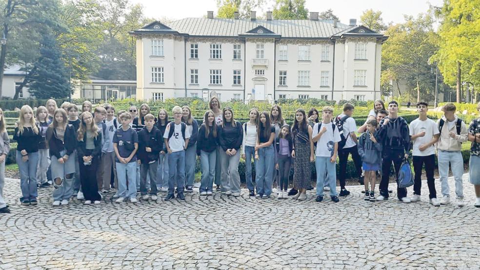 Die Rheiderländer Oberschüler lernten Land, Leute und Kultur bei ihrem Besuch im polnischen Rybno kennen.  © Fotos: Oberschule Weener