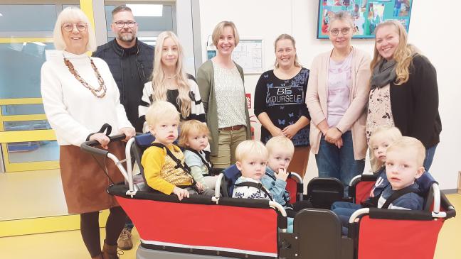 Ein neuer Wagen für die Krippe