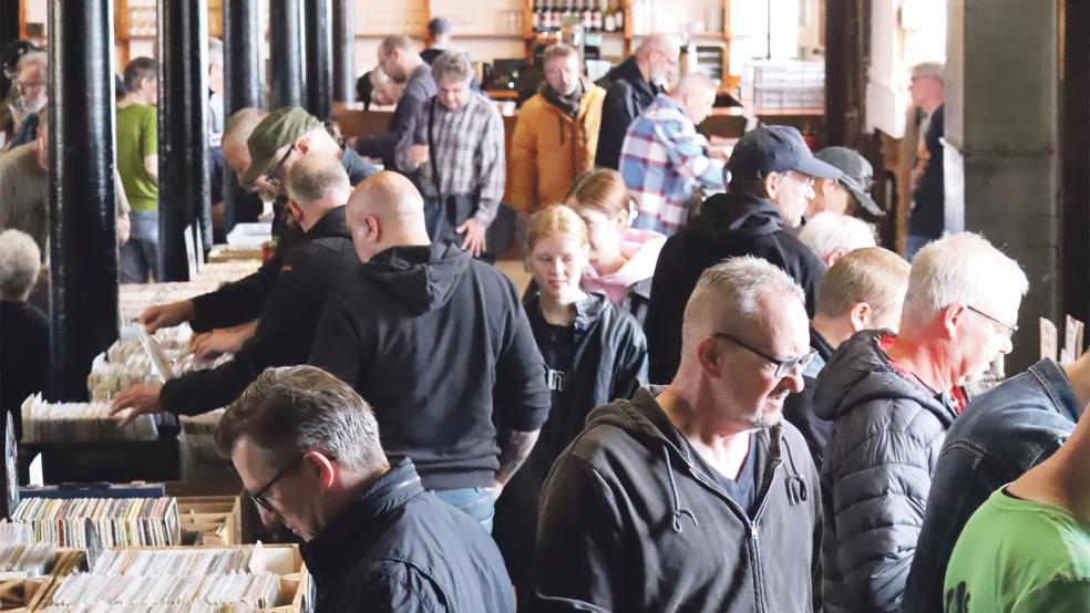 Die Schallplattenbörse ist stets gut besucht.  © Foto: Ammermann