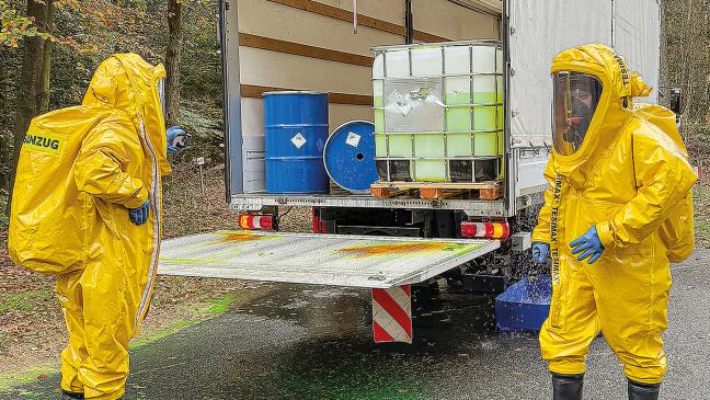Im Munitionslager den Ernstfall simuliert
