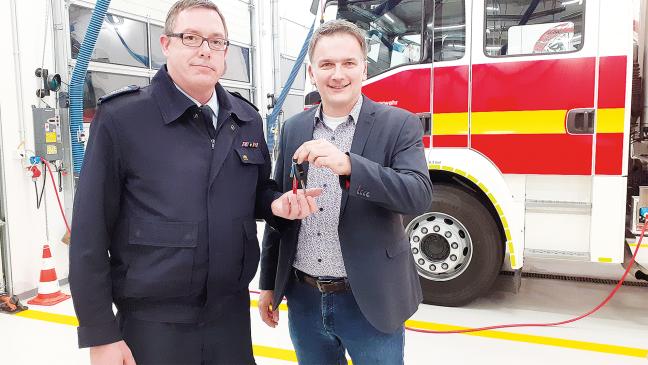 Rollende Werkstatt und Umkleidekabine