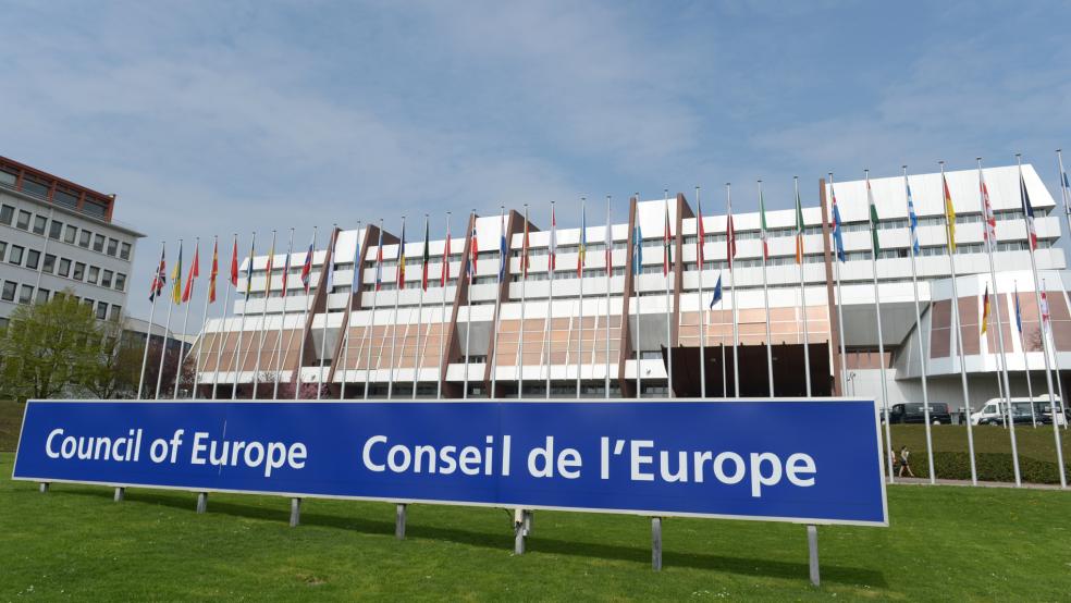 Das Gebäude des Europarates in Straßburg. © Jensen (dpa)