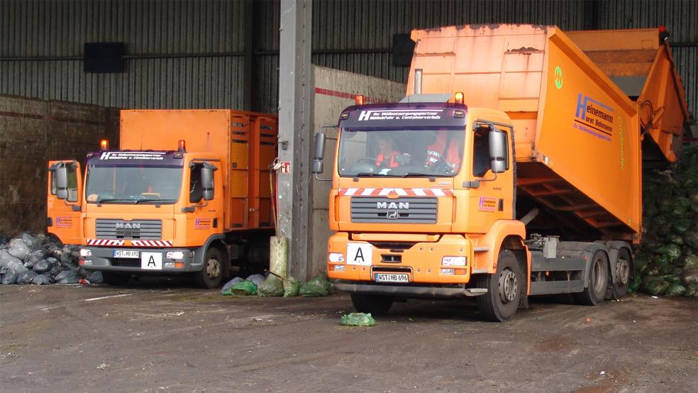 Auf der Mülldeponie in Breinermoor werden die Müllsäcke weiter verarbeitet.  © Foto: Archiv