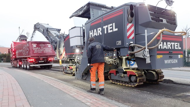 Arbeiten an Weenerstraße gestartet