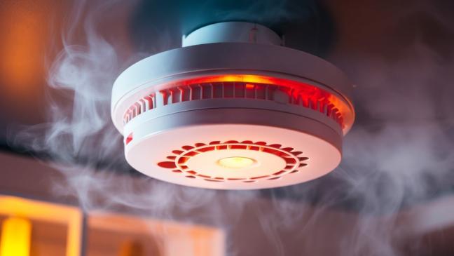 Rauchmelder schlägt Alarm in Wohnung
