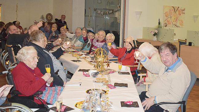 Silvesterfeier im Altenzentrum