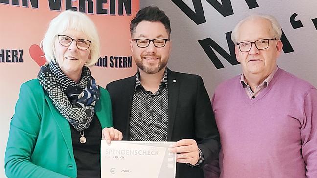 2500 Euro Spende für Leukin