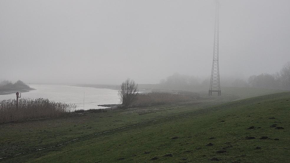 An der Leda in Leerort ist eine Leiche entdeckt worden. © Wolters