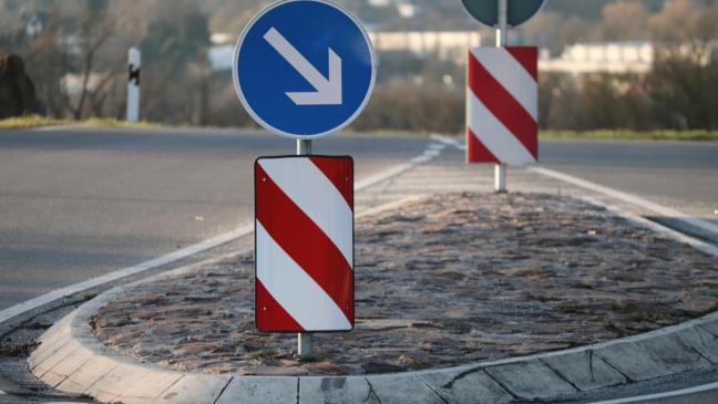 Unfallauto an Autohof zurückgelassen