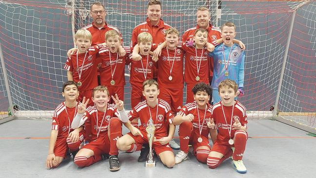 Bunder E-Jugend gewinnt Hallenturnier