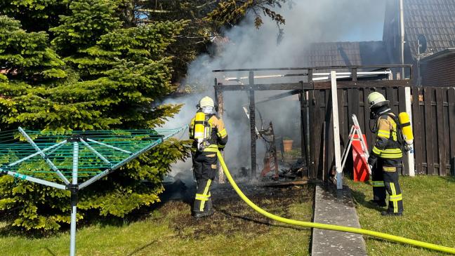 Jugendliche verhindern Großbrand