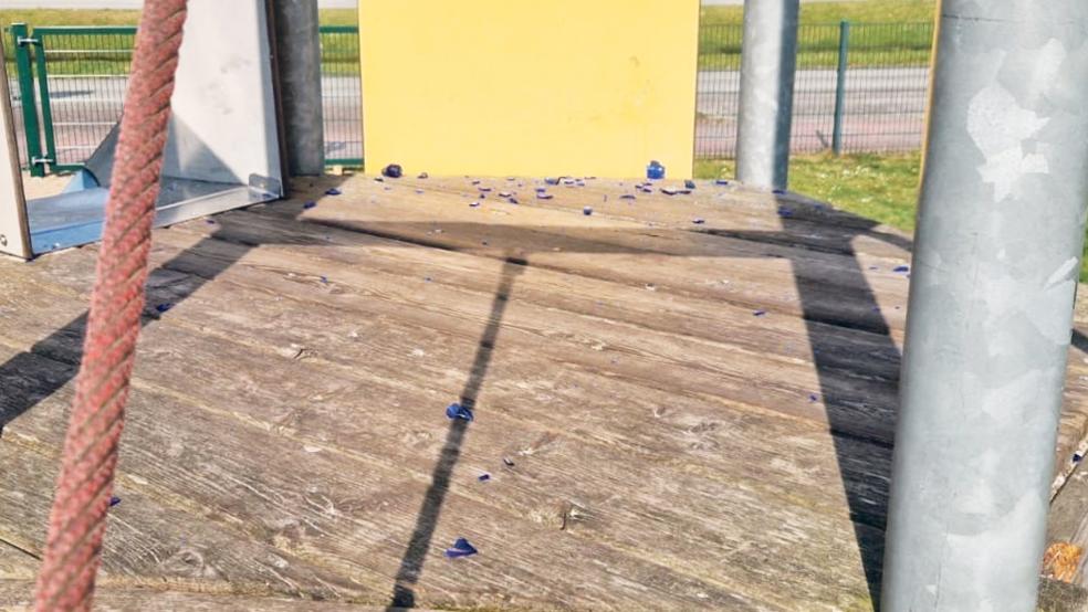 Auf dem Spielplatz der Stadt Papenburg wurden Glasscherben entdeckt.  © Foto: Stadt Papenburg 