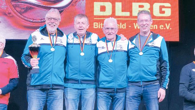 Weeneraner Rettungsschwimmer sind Deutscher Seniorenmeister