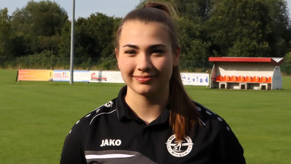 Wiebke Boelen traf für die SG Leer 04/Bingum zum 1:1. © Ammermann