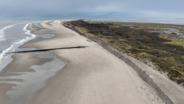 Strand wird gestärkt gegen Sturmfluten