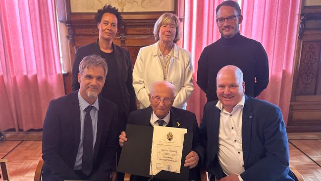 Weinberg nun Ehrenbürger von Nordhausen