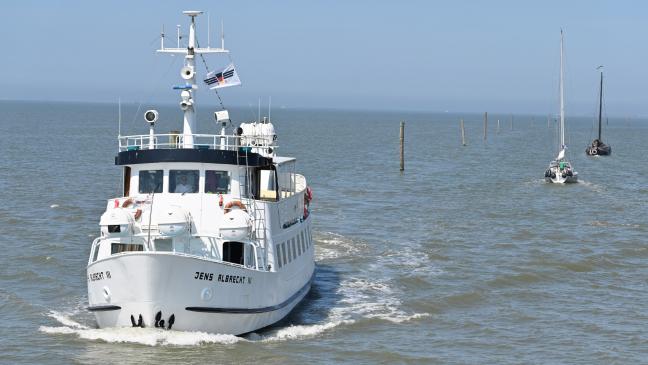 Schiff fährt auf Damm und bleibt stundenlang stecken
